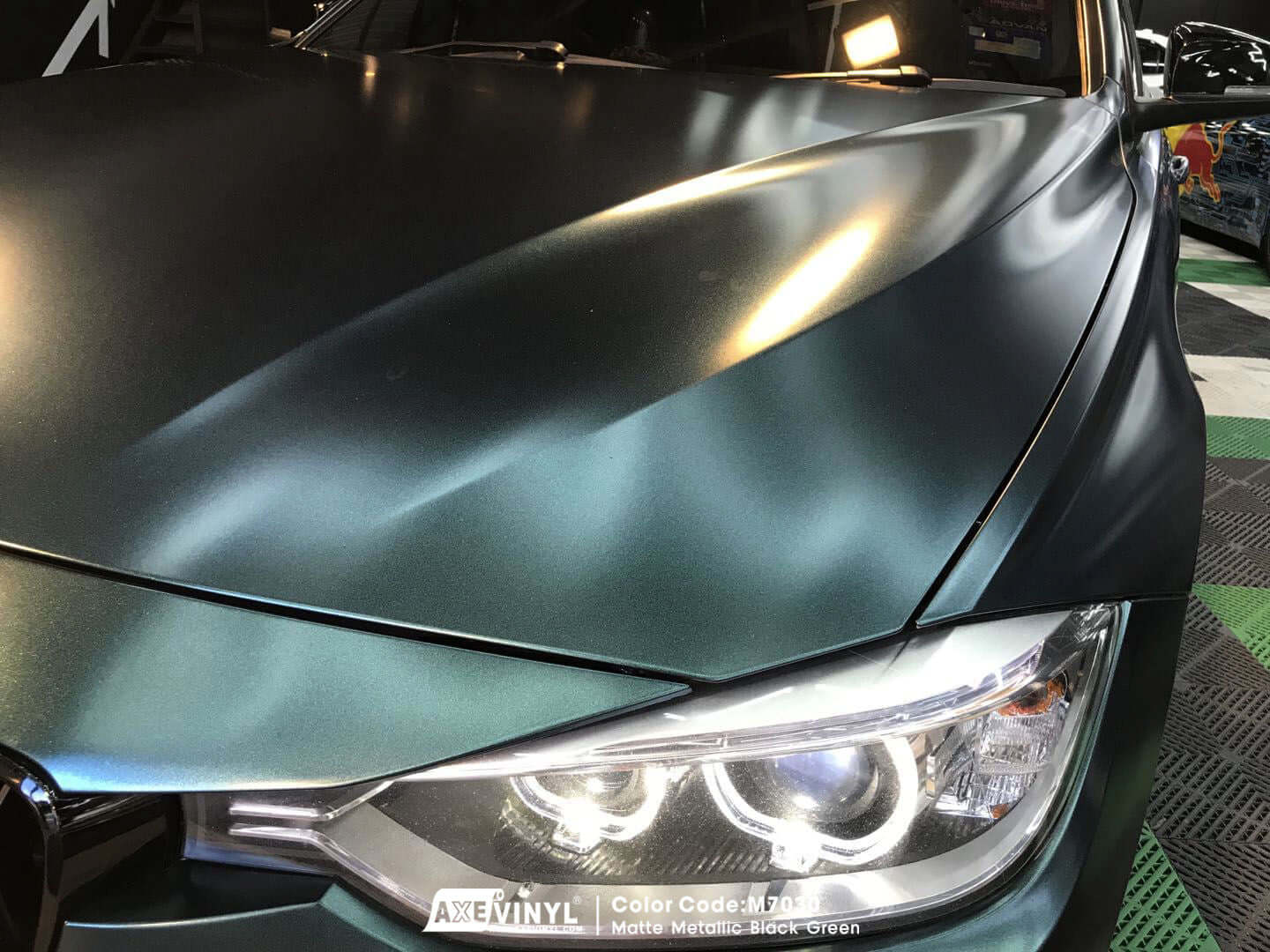 عکس محصول کاور بدنه مشکی سبز مات متالیک