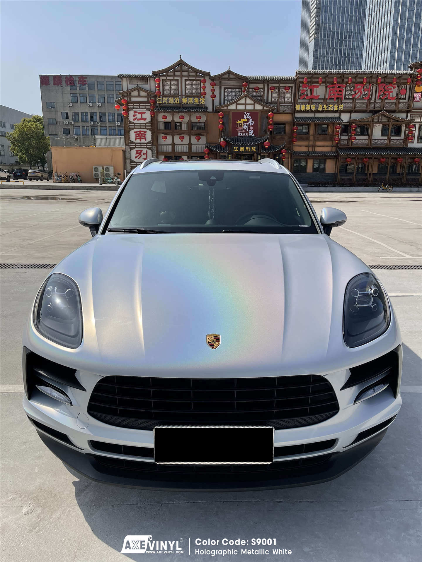 عکس محصول کاور بدنه سفید کهکشانی براق (هولوگرافیک)