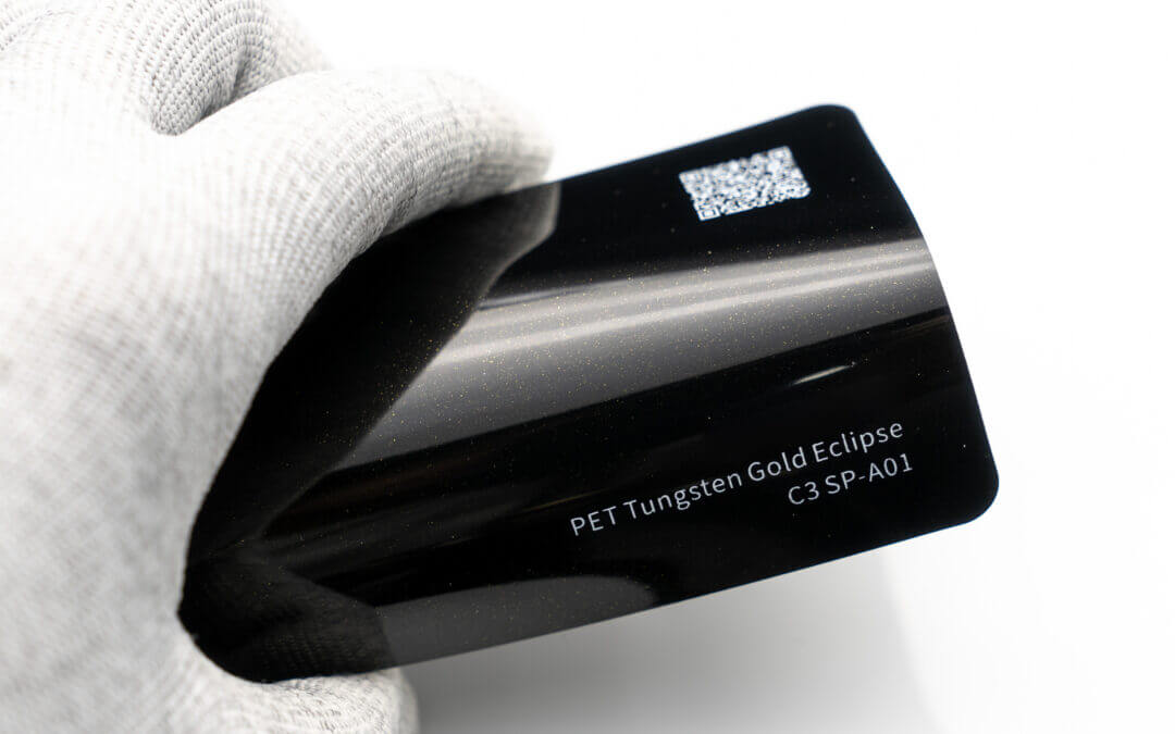 عکس محصول کاور بدنه مشکی طلایی متالیک PET