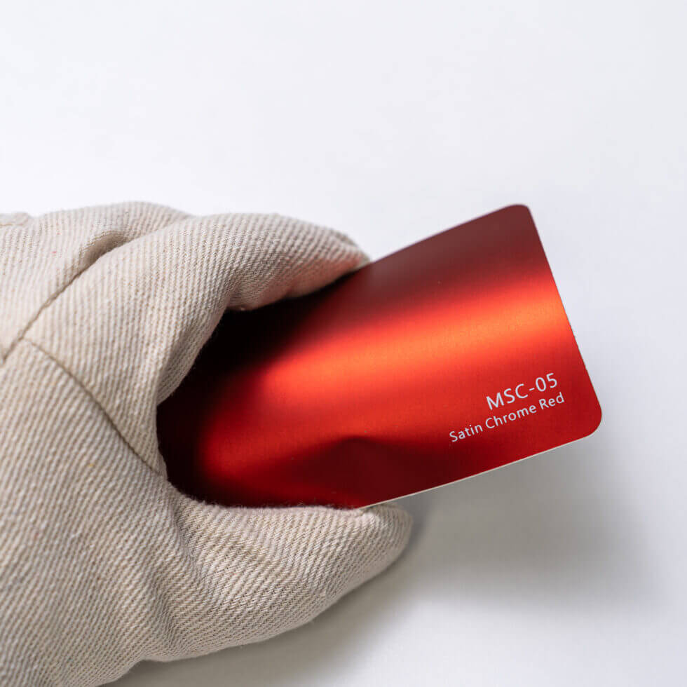 عکس محصول کاور بدنه قرمز کروم ساتن