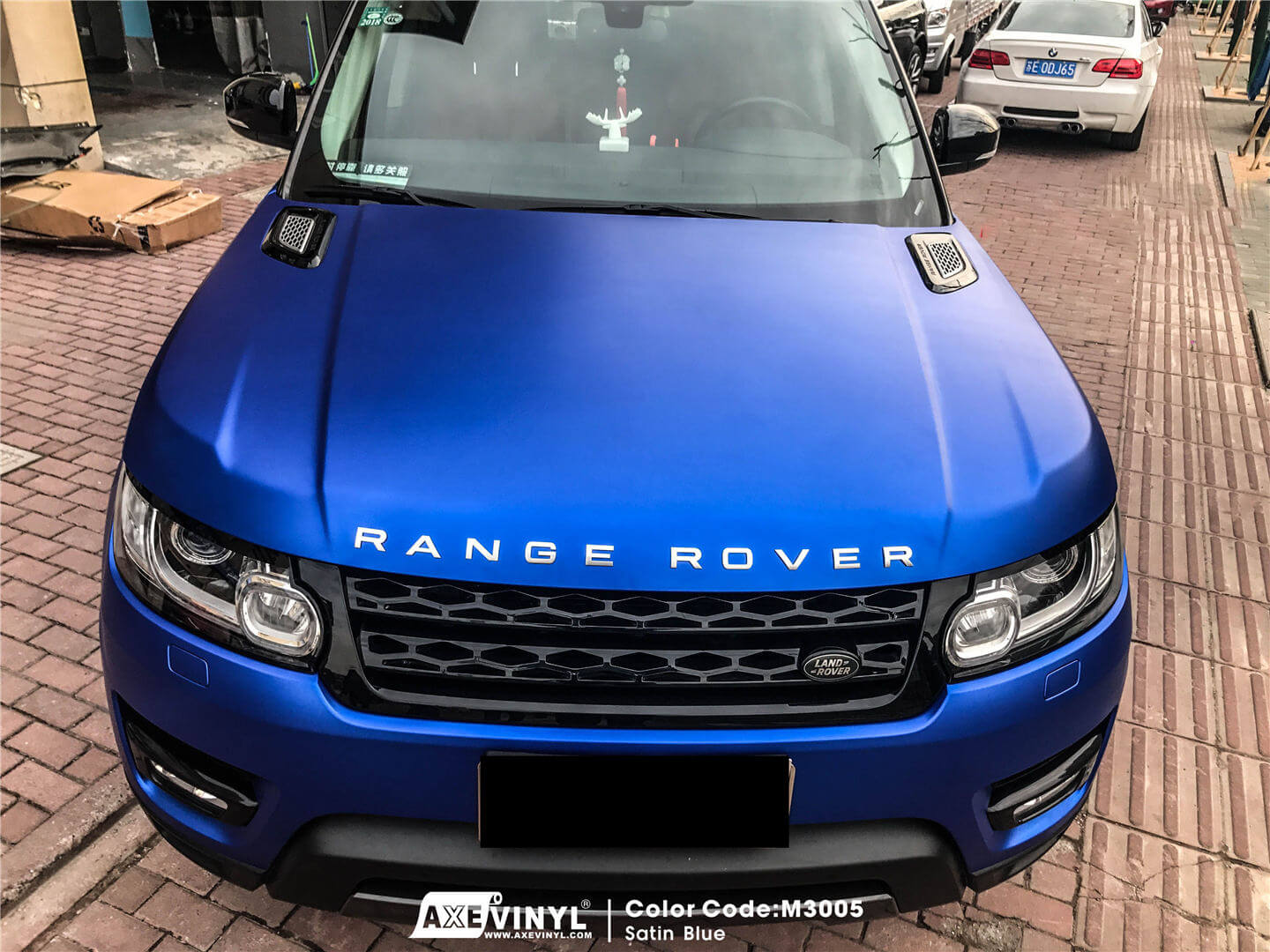 عکس محصول کاور بدنه آبی ساتن ( مات)