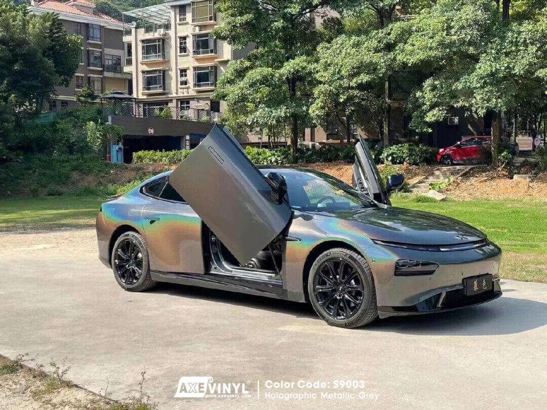 عکس محصول کاوربدنه خاکستری هولوگرافیک براق (کهکشانی)