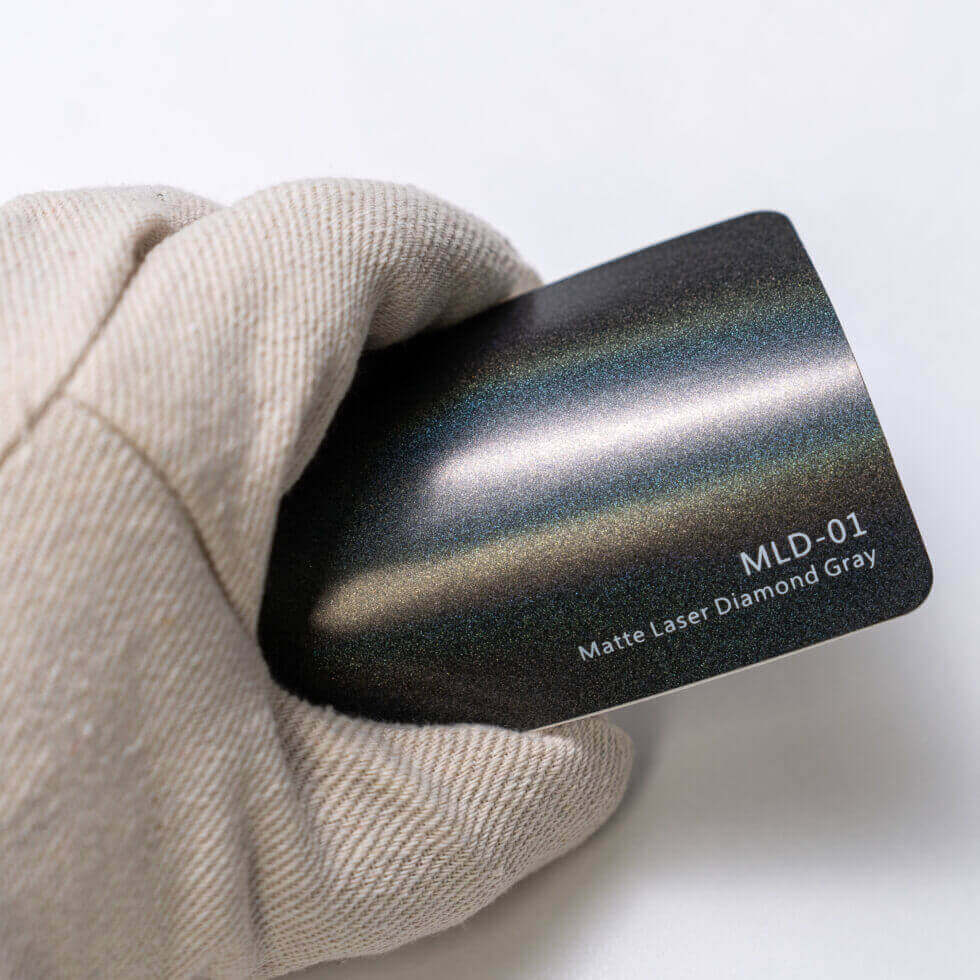 عکس محصول کاور بدنه خاکستری لیزر دایاموند مات (کهکشانی)