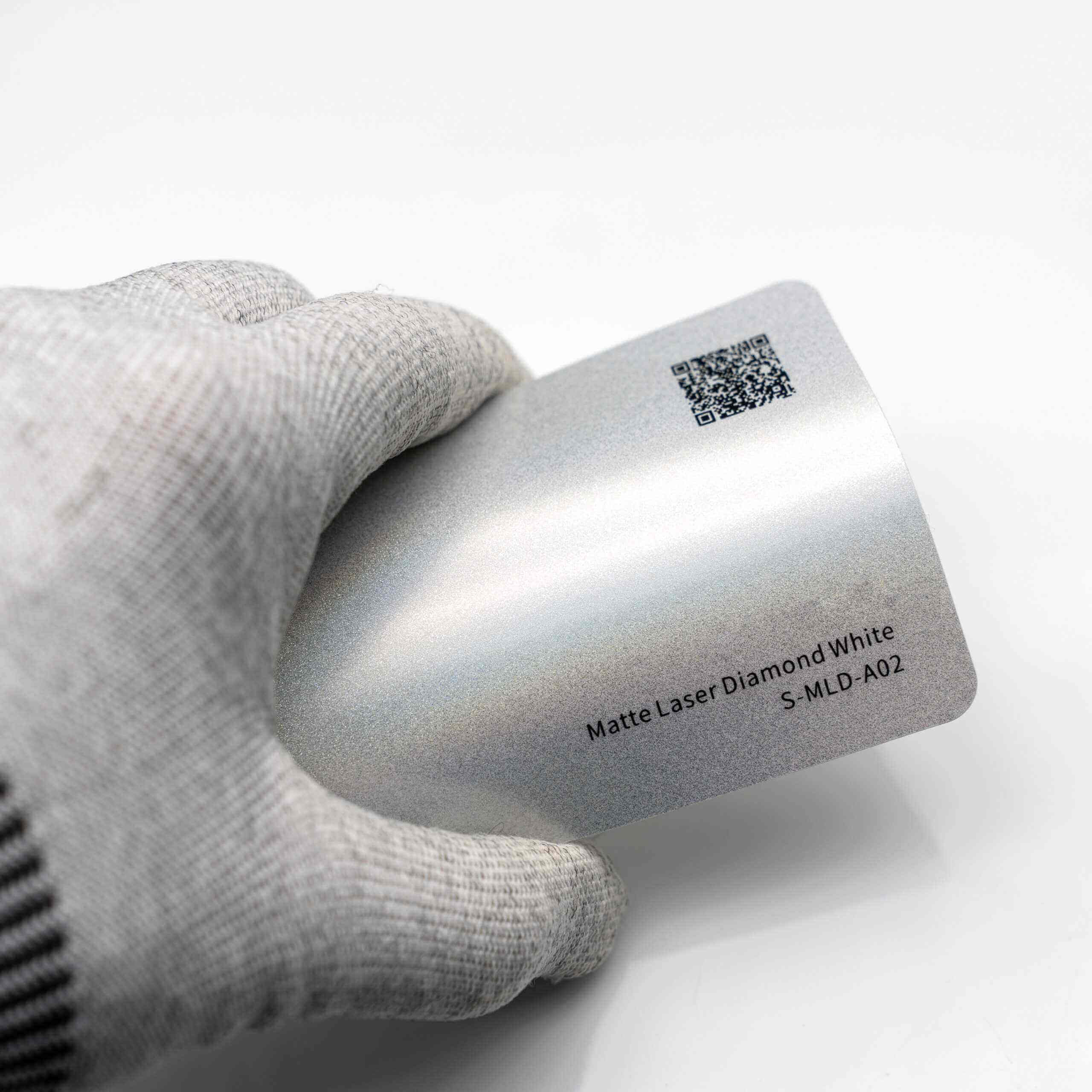 عکس کاور بدنه سفید لیزر دایاموند مات (کهکشانی)