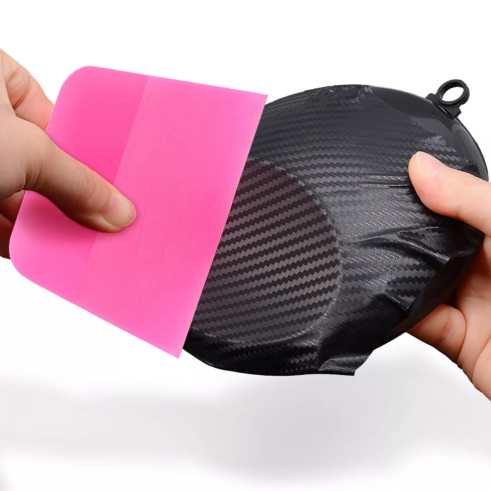 عکس محصول کاردک حرفه‌ای ذوزنقه‌ای یک طرفه پولیش‌شده  برای نصب فیلم محافظ رنگ (PPF)