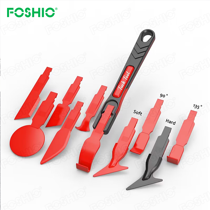 عکس محصول کیت چندمنظوره ابزار نصب برچسب بدنه، فروبردن لبه‌ها و شیشه دودی خودرو