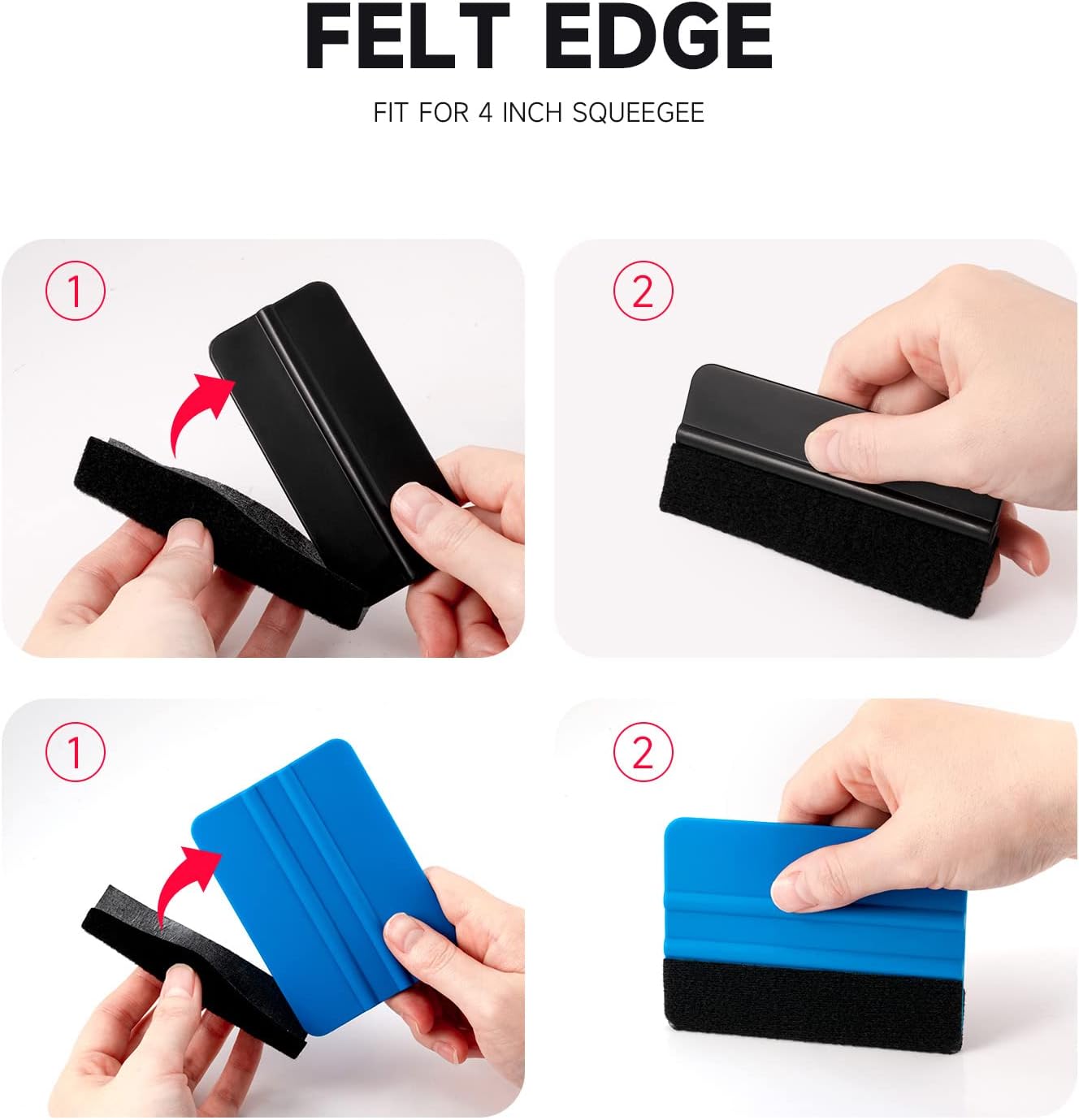 عکس محصول لبه نمدی محافظ برای کاردک نصب برچسب